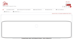 Desktop Screenshot of canamvisa.com